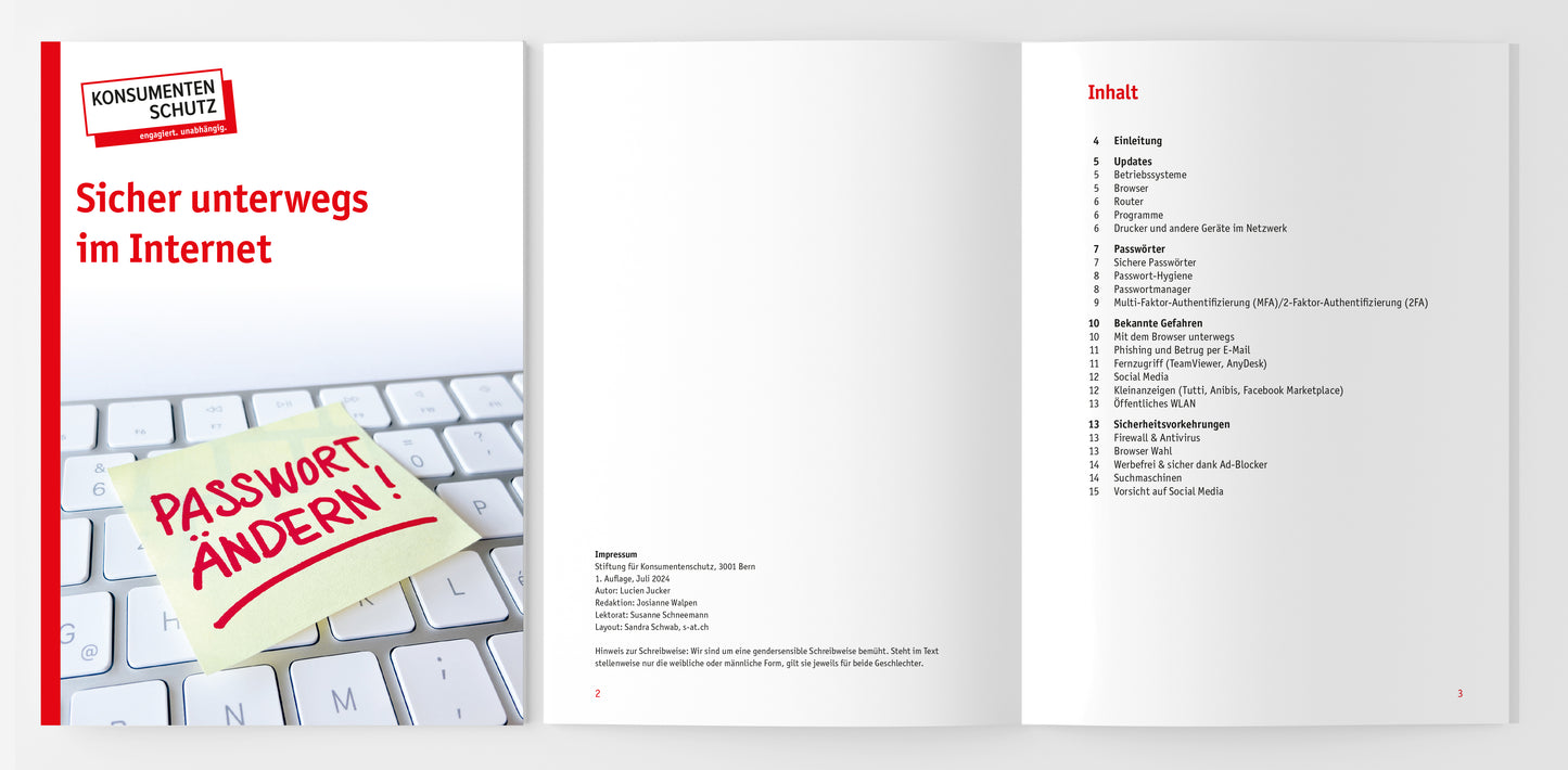 Sicher unterwegs im Internet