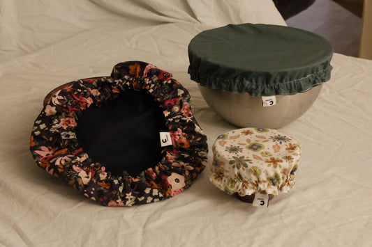 3-er Set Schüsselhauben