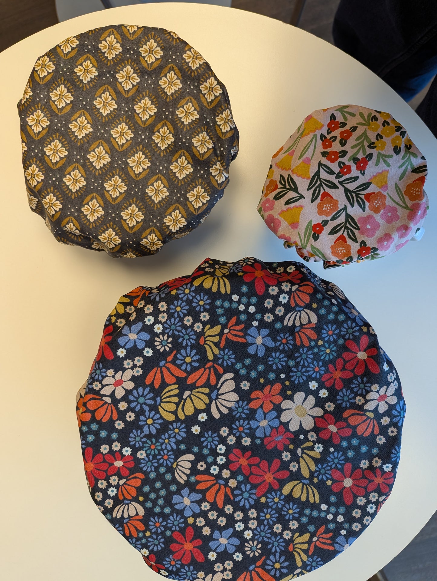 3-er Set Schüsselhauben