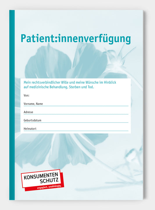 Patient:innenverfügung