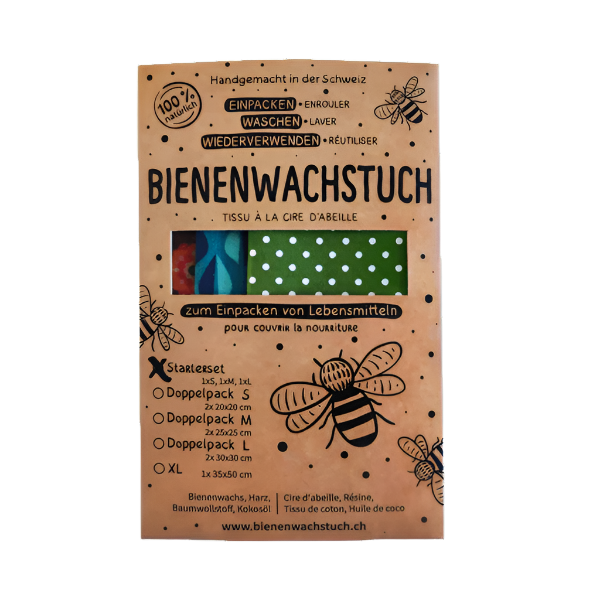 Bienenwachstücher (3-er Set)