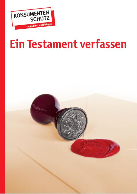 Ein Testament verfassen