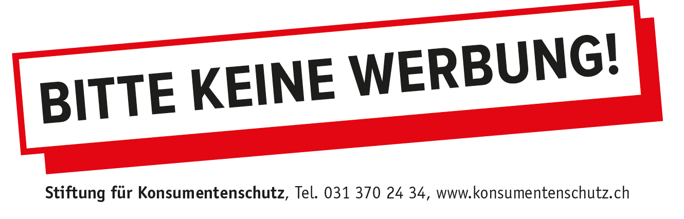 Bitte keine Werbung