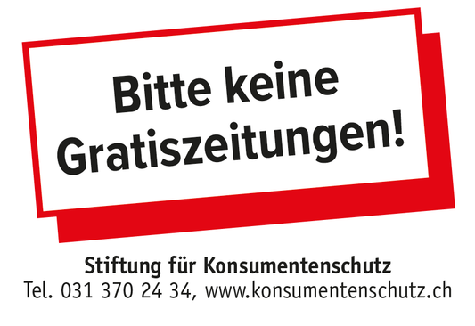 Bitte keine Gratiszeitungen