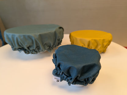 3-er Set Schüsselhauben