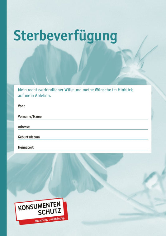 Sterbeverfügung