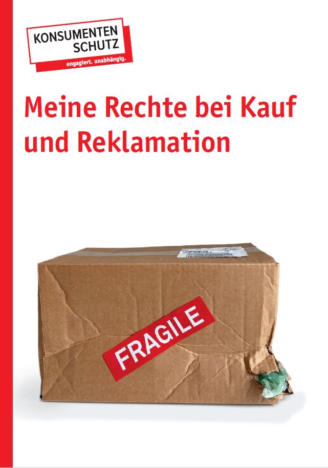 Meine Rechte bei Kauf und Reklamation